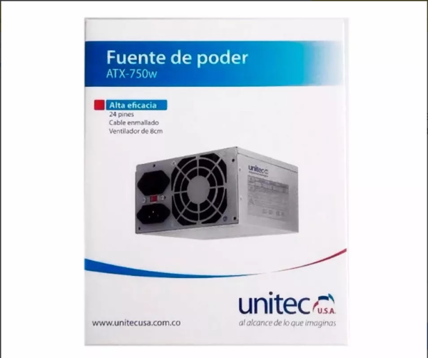 FUENTE DE PODER ATX 750W